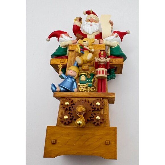 Hallmark Keepsake Christmas Ornament Santas Jolly Workshop 2009 Light & Sound - Picture 4 of 11